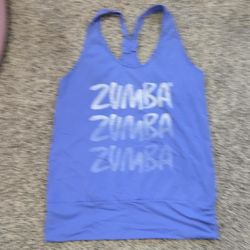 Zumba Fitness Blue Tank Top